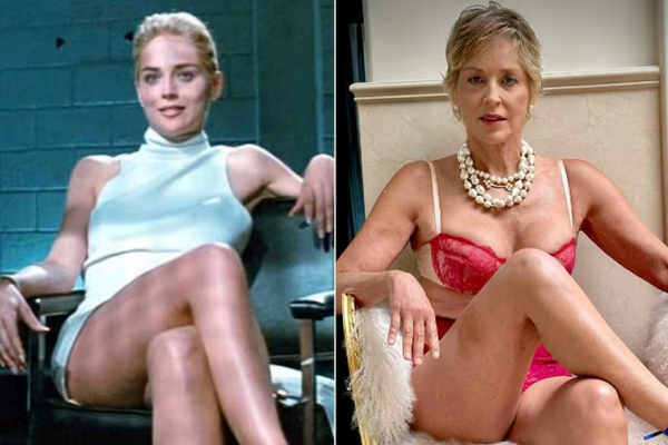 A los 66 años, Sharon Stone recreó, en ropa interior, su icónica escena de Bajos Instintos