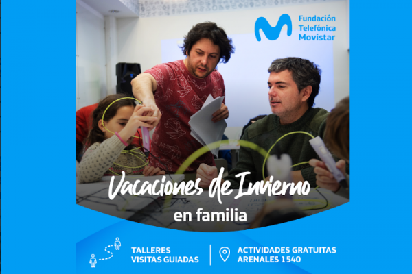 Actividades gratuitas para las vacaciones de invierno en Fundación Telefónica Movistar