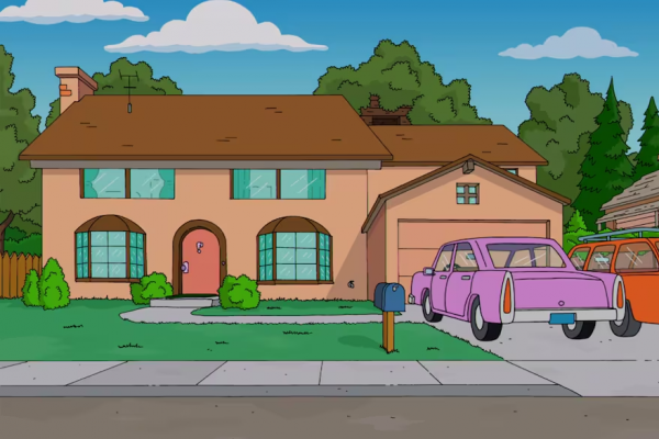 Cómo es la casa de Los Simpson en la vida real