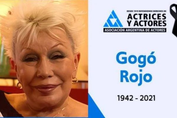 Falleció Gogó Rojo, histórica vedette y actriz