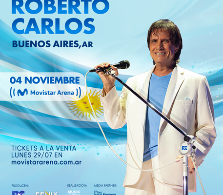 Roberto Carlos anunció un show en la Argentina