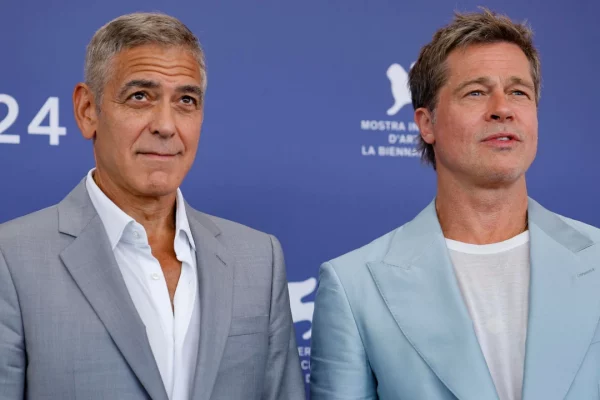 George Clooney y Brad Pitt, deslumbrantes en Venecia: lobos cómplices