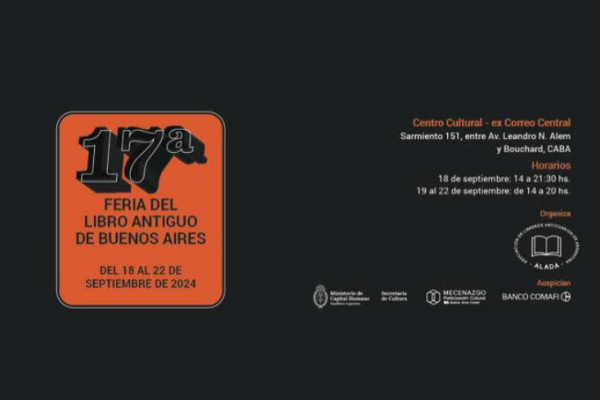 Se realiza hasta este domingo la Feria Del Libro Antiguo que conmemora a Cortázar