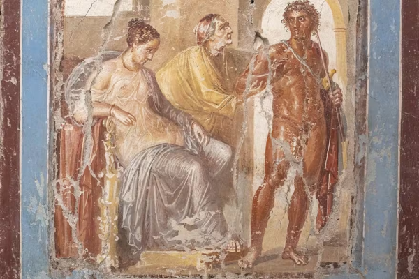 Descubrieron frescos eróticos de más de 1800 años en Pompeya