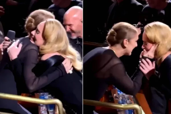 La emoción de Adele al ver a Céline Dion entre el público durante su show en Las Vegas