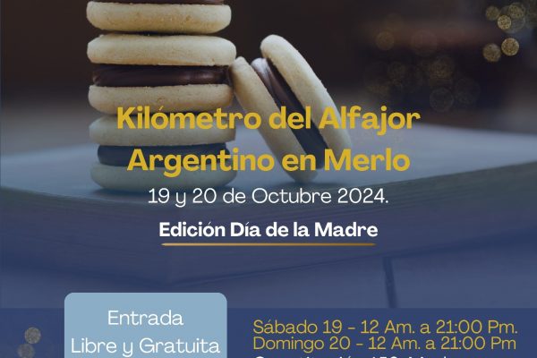 Llega el Kilómetro del Alfajor Argentino a Merlo