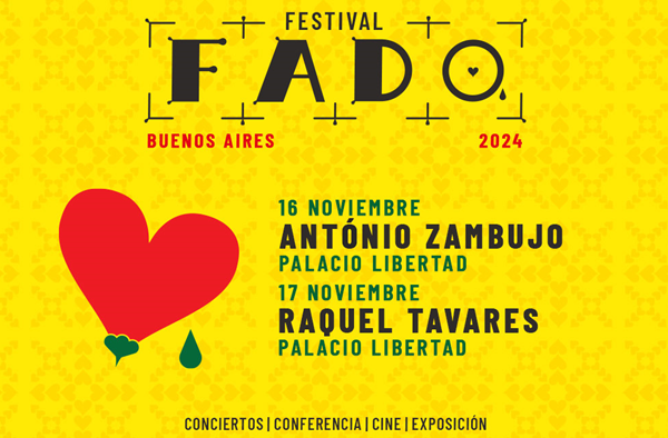 Desde Portugal llega el Festival de Fado 16 y 17/11 gratis en Palacio Libertad