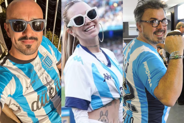 Así celebraron los famosos el triunfo de Racing tras consagrarse campeón de la Copa Sudamericana