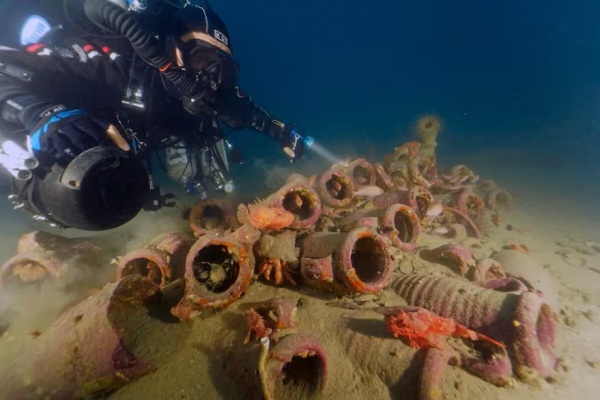 Un grupo de científicos halló el tesoro de un naufragio en la costa de Sicilia