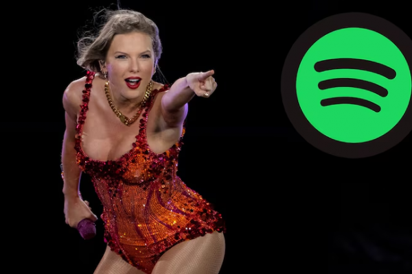 Taylor Swift volvió a consagrarse como la artista más escuchada de Spotify