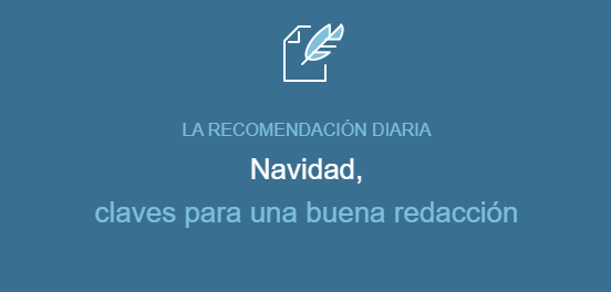 Navidad: claves para una buena redacción