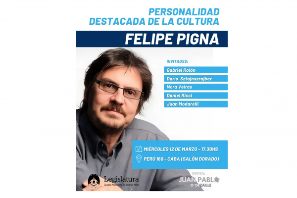 Felipe Pigna Personalidad Destacada de la Cultura